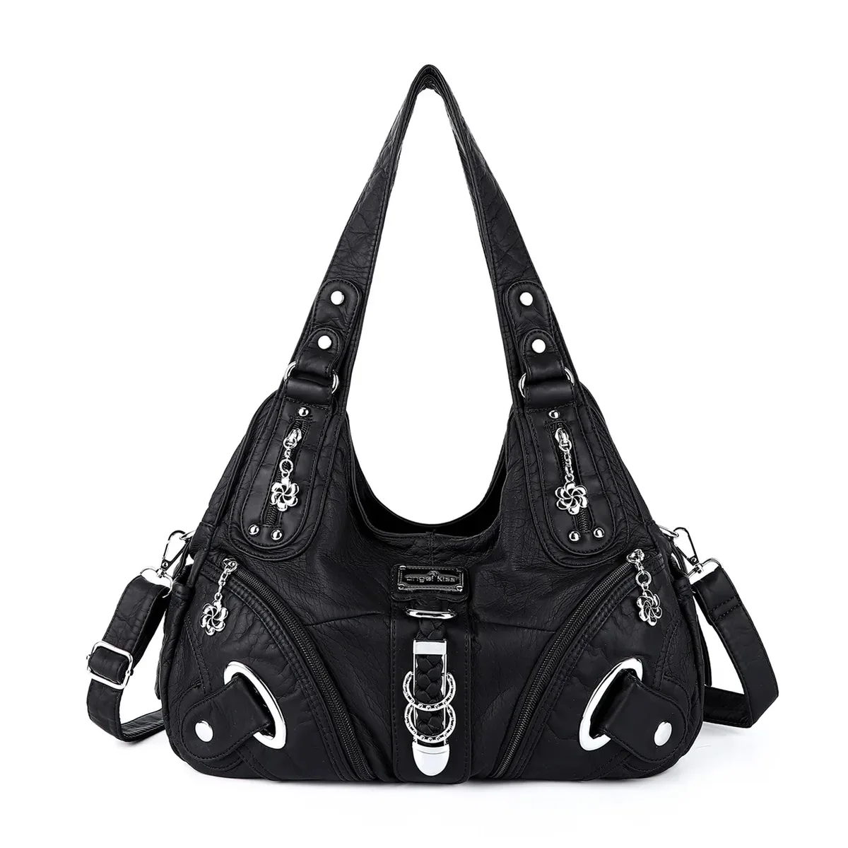 sac à main polyvalent pour femme, sac à bandoulière tendance, grand sac à poignée supérieure, sacoche, sac boulette, sac à bandoulière multi-poches, grand sac à main