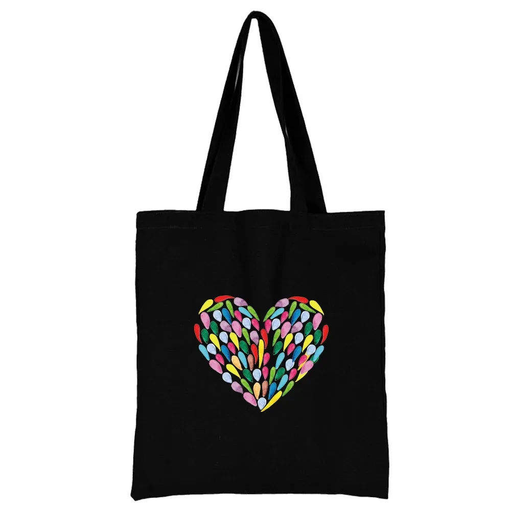 sacs en toile sac à main pour femmes shopper sac fourre-tout sac de créateur classique amour coeur modèle série petits sacs à bandoulière