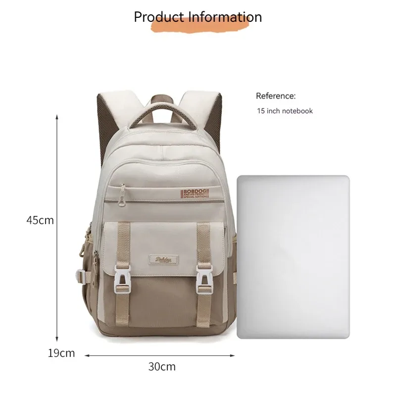 sac à dos grande capacité, nouveau sac à dos décontracté pour femme style universitaire 2025, sac à dos de campus imperméable