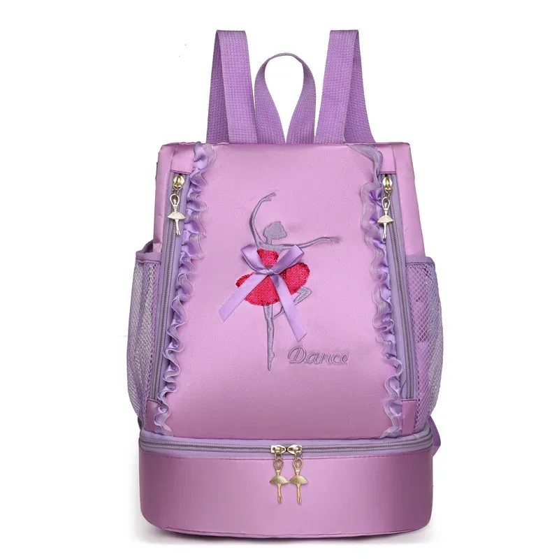 robe de danse mignonne personnalisée, sac à dos pour enfants, jupe en gaze personnalisée, sac à dos de ballet en dentelle pour fille, sac à dos pour étudiant