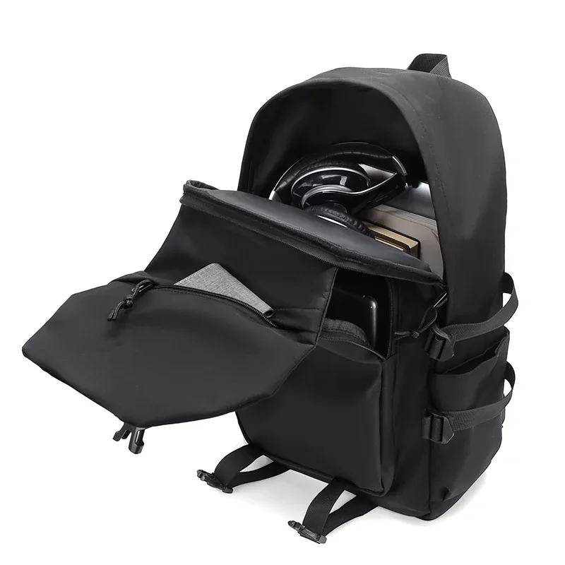sac à dos simple de couleur unie, sac à dos de voyage, beaucoup d'espace de rangement, très adapté aux déplacements, à l'école, au travail et à sortir.