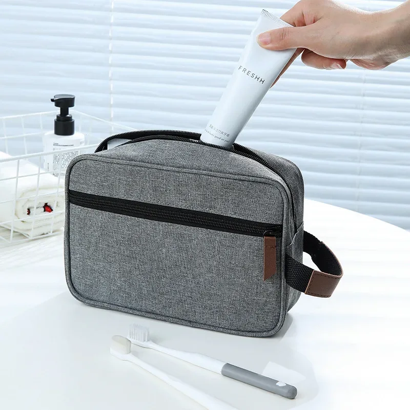 trousse à cosmétiques de voyage pour hommes et femmes, sac à main étanche pour dames, trousse de toilette de beauté
