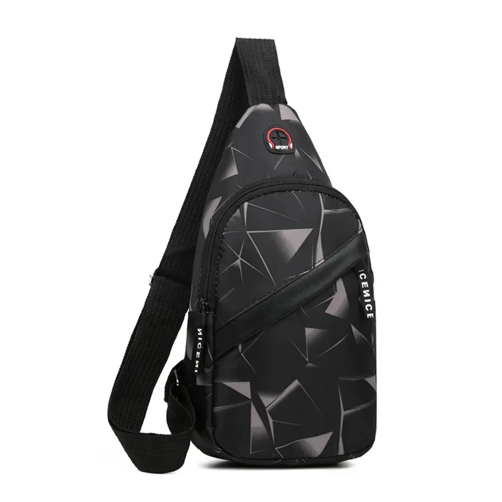sac de poitrine, sac à bandoulière imperméable décontracté pour hommes, sac de sport tendance, petit sac multifonctionnel, sac à bandoulière