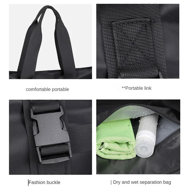 sac fourre-tout personnalisé avec logo pour hommes, sac à main à bandoulière simple, sac à bandoulière carré, sac de week-end, logo imprimé, nom d'image