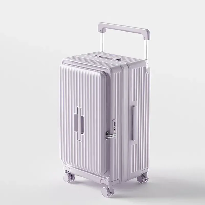 valise grande capacité 30 pouces avec serrure tsa, roues pivotantes, poignée large, bagage à roulettes rigide en pc, bagage cabine 20 pouces