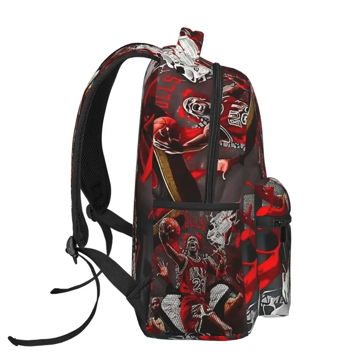 sac à dos de basket-ball j-jordan pour hommes et femmes, sac à bandoulière tendance pour étudiants et professionnels, 17 pouces