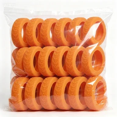 housse de protection en silicone pour roulettes de valise, silencieuse, anti-bruit, pour bagages de voyage, protège-roulettes de chariot