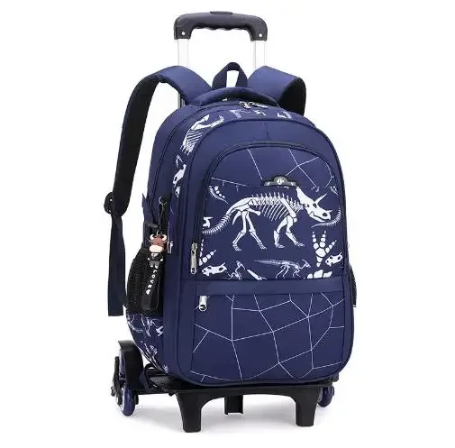 sac à dos à roulettes pour enfants, cartable d'école pour garçons avec roulettes, sac à bagages, sacs à roulettes pour l'école