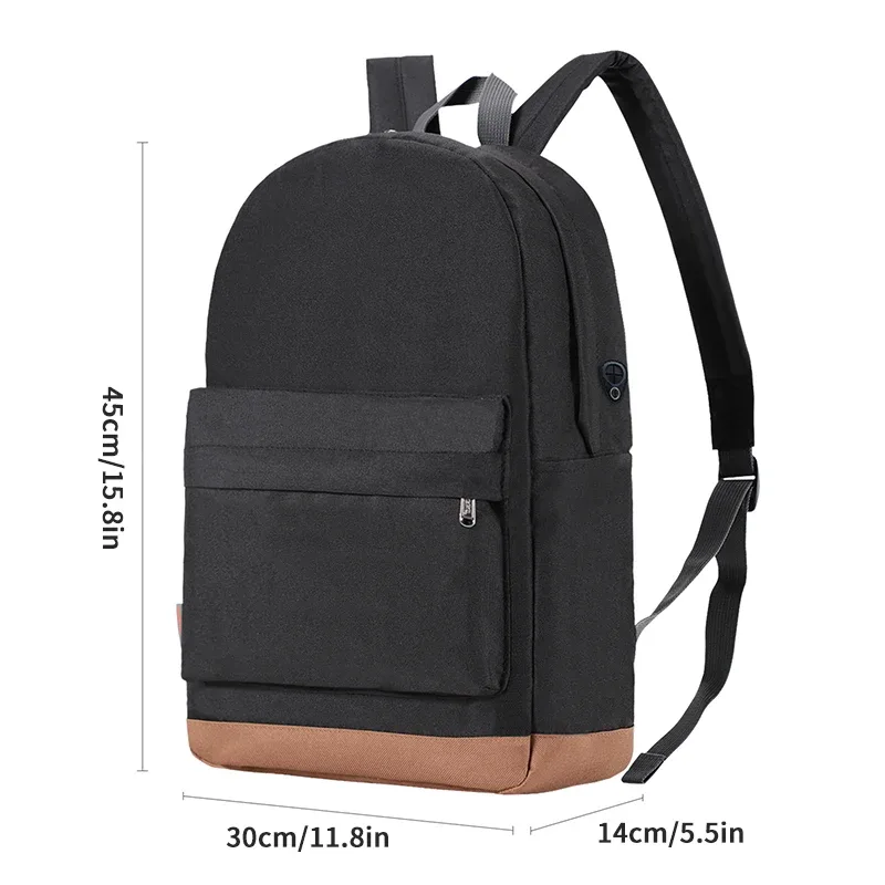 tinyat sac à dos de voyage multi-poches de 14 pouces pour hommes et femmes, sac d'école étanche avec compartiment pour ordinateur portable, sports de plein air