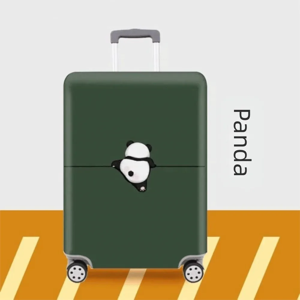 Housse de protection antivol pour valise, motif animal mignon, anti-rayures, élastique et durable, pour extérieur