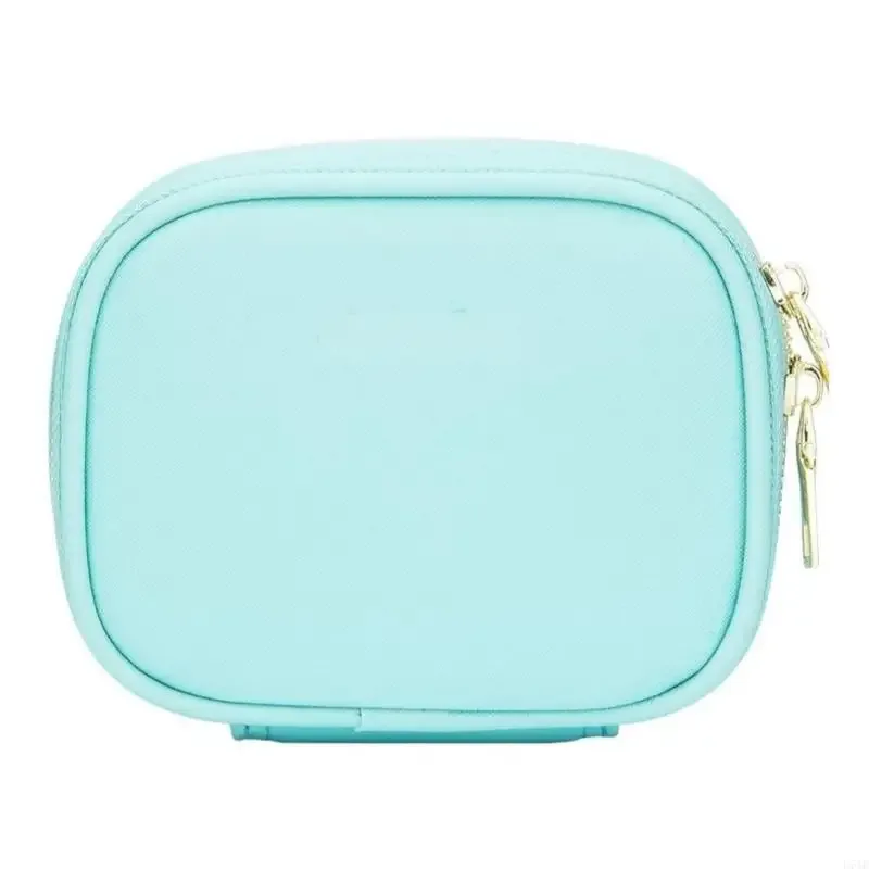 l74f mini trousse maquillage avec miroir led, 3 modes d'éclairage, petite trousse à cosmétiques rechargeable
