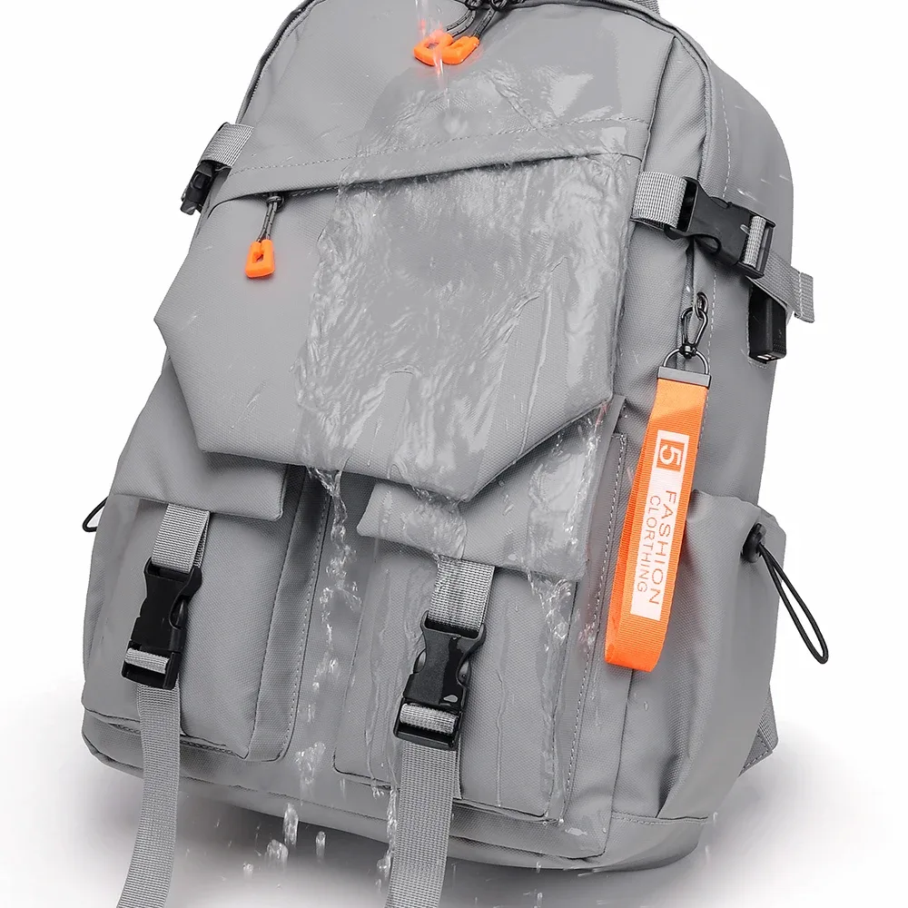 un tissu hydrofuge élégant, simple et de haute qualité de 15,6 pouces avec le même sac à bandoulière pour hommes et femmes.
