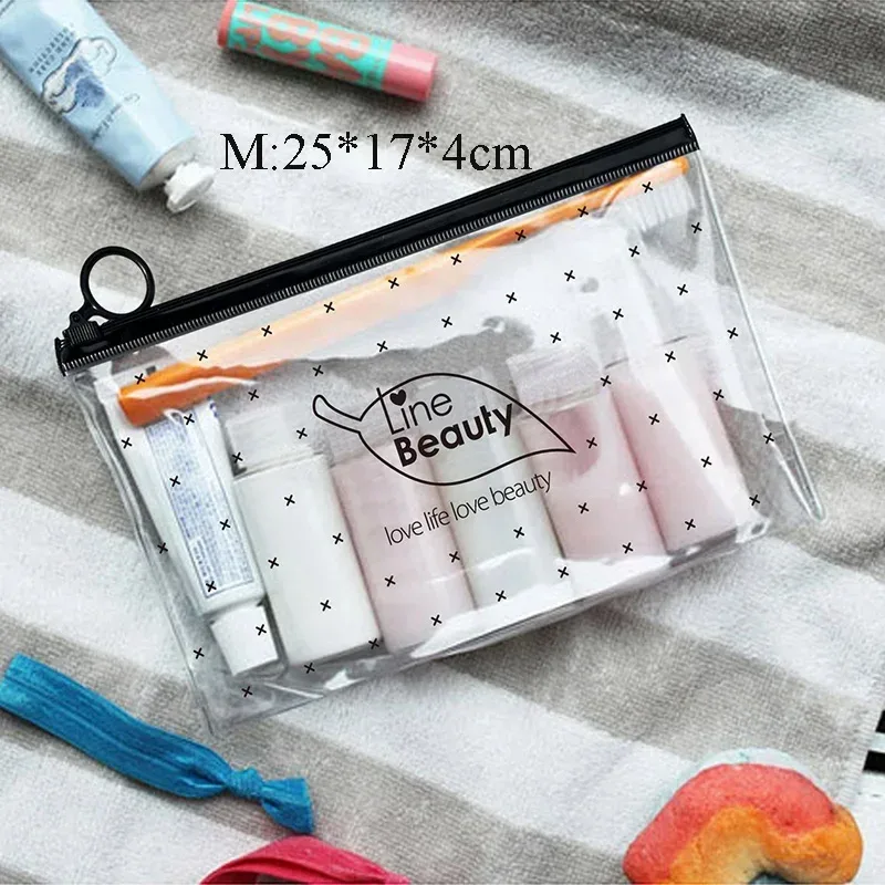 trousse à cosmétiques transparente pour femmes, trousse de toilette, trousse de maquillage de beauté, trousse de toilette de bain, trousse de toilette, trousse de toilette de voyage, trousse de toilette de mode
