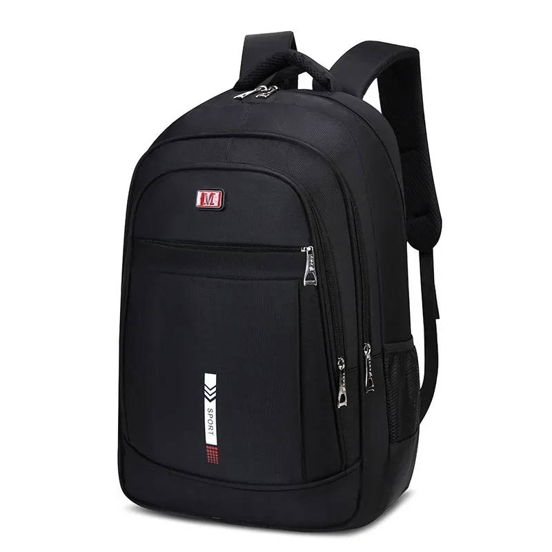 sac à dos de marque tendance simple grande capacité sac à dos de voyage pour hommes décontracté junior lycéen décontracté double sacs à bandoulière
