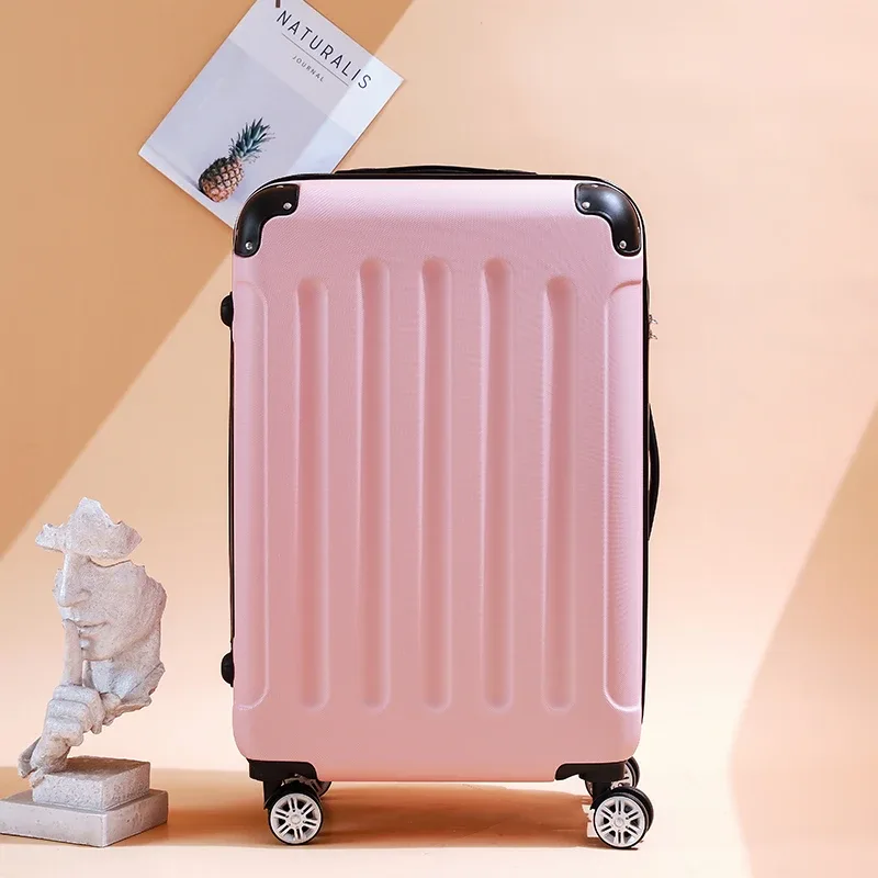 valise abs toupie lilas argentée dorée rose pastel vert menthe voyage trousse toilette leger grande capacite