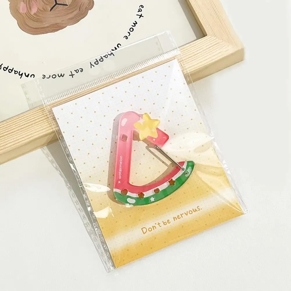 pendentif de fruits en acrylique portable, décoration de manuel, porte-clés, breloque, boucle de sac ita, accessoires de sac à dos pour un usage quotidien, mousqueton