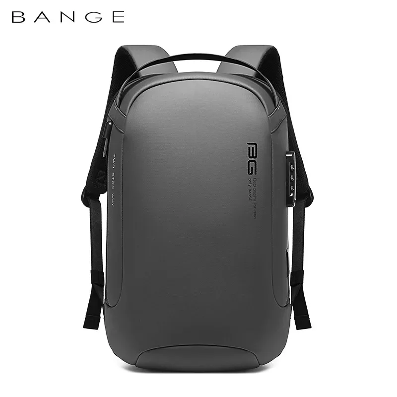 sacs à dos bange pour hommes, sacs à dos pour ordinateur portable de 15.6 pouces, sac à dos de voyage étanche à la mode, sacs d'école anti-vol pour hommes
