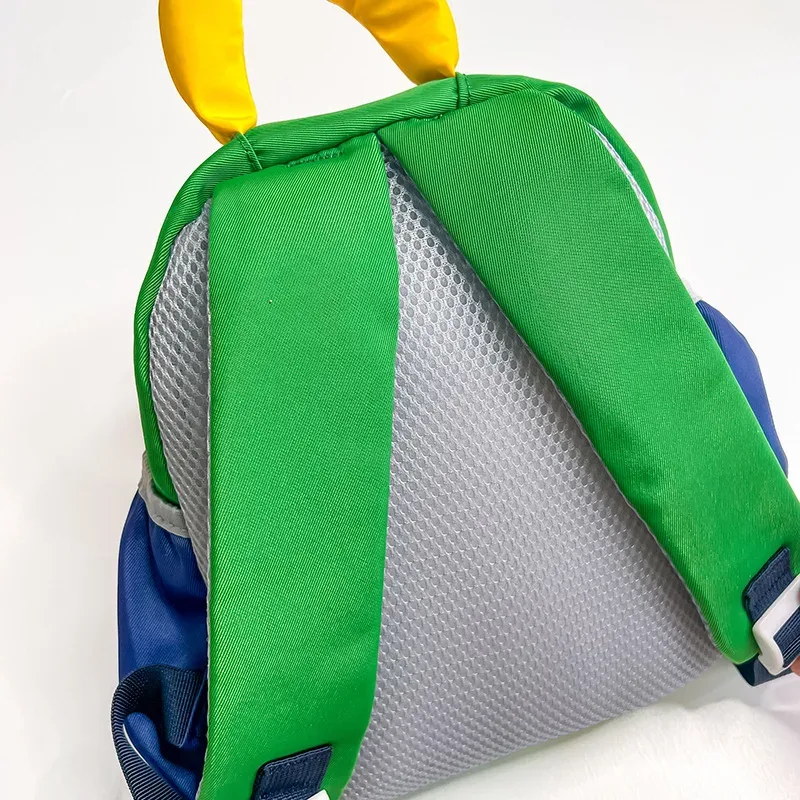 sac à dos pour enfants, nouvelle collection coréenne, décontracté, color block, en coton, avec poignée, pour la maternelle, léger, en promotion de la saison