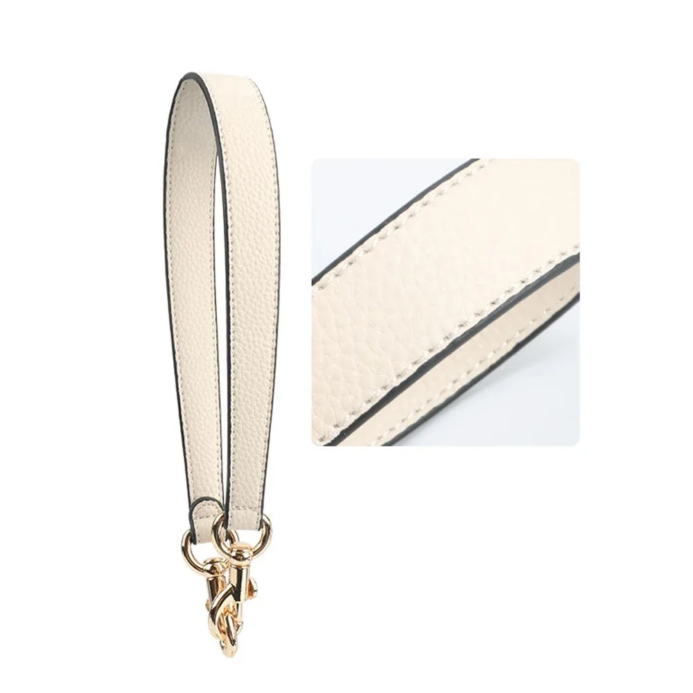 sangle de sac de conception de marque pour sac fourre-tout sous les bras, sacs à main, sangle de sac initiée par la poignée, sangle en cuir vachetta, accessoires de sac