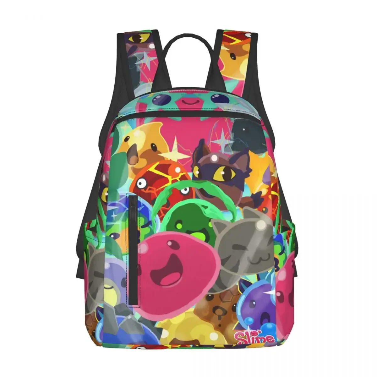 sac à dos mignon slime rancher, style dessin animé et anime, pour étudiants, enfants, sac d'école, sac à bandoulière pour ordinateur, hommes et femmes