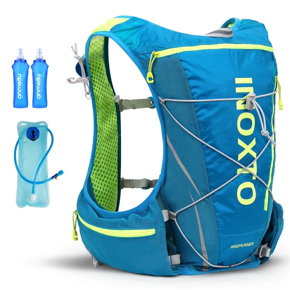 Gilet hydratant de course en plein air 8L, sac à dos hydratant pour cyclisme, Trekking, randonnée, Marathon, vélo, avec bouteille d'eau de 500ml