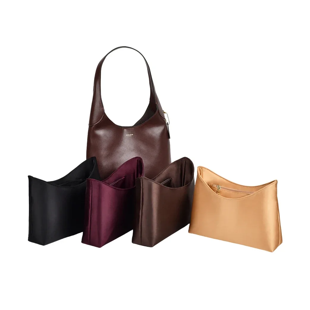 organisateur de sac à main en nylon sur mesure pour brooklyn 28, léger, imperméable, avec poche zippée, pour maintenir la forme et protéger le sac.