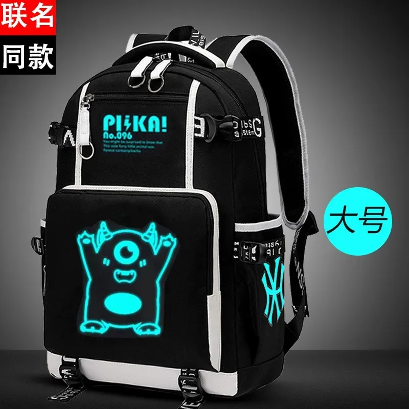sac à dos lumineux imperméable, sac à dos décontracté léger, motif personnalisé, sac à dos tendance pour jeunes