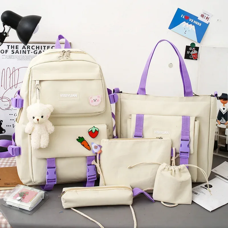 nouveau sac à dos scolaire fille loisirs grande capacité léger imperméable pour étudiants du cm2 au lycée cadeaux enfants mochilas