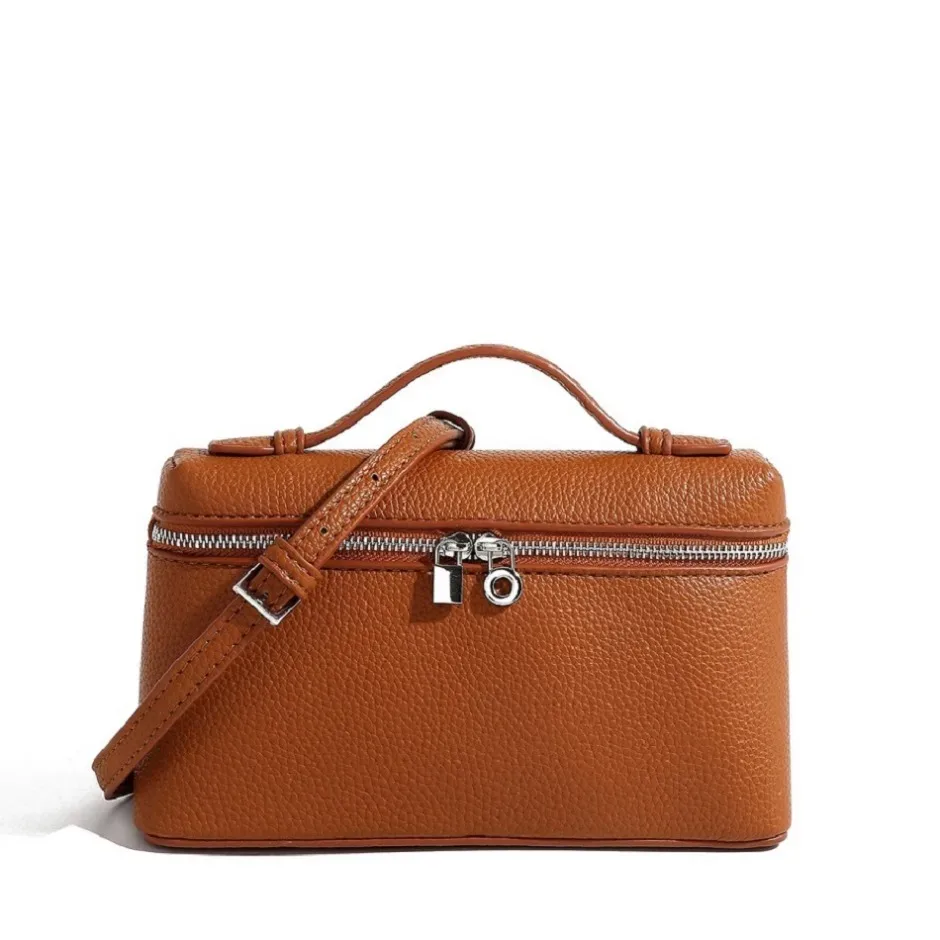 sac à bandoulière en cuir grainé de litchi, style premium et de niche, sac pour femme simple et tendance, sac à main mini exquis, sacs bandoulière.
