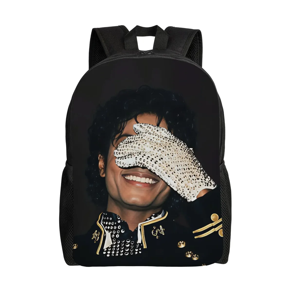 sac à dos m-michael jacksons pour jeunes, sacs à dos légers en polyester, sacs modernes pour lycéens, sac à dos de randonnée de haute qualité