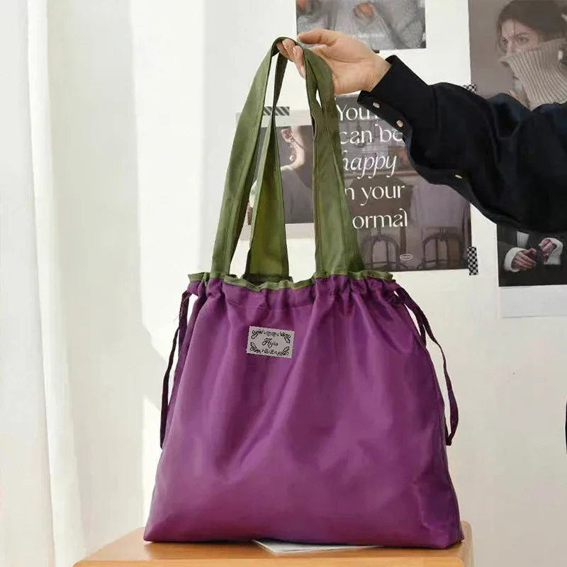 nouveau sac à bandoulière pliable en promotion, sac de shopping tendance imperméable et grande capacité, sac de rangement portable pour usage quotidien