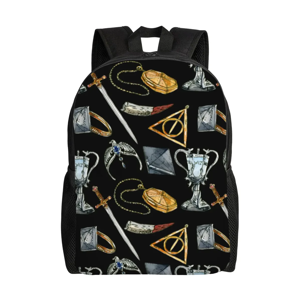 harries movie p-potters magic world sac à dos classique pour femmes, sac d'école pour enfants, sac à dos pour ordinateur portable, sac à bandoulière de voyage pour adolescents