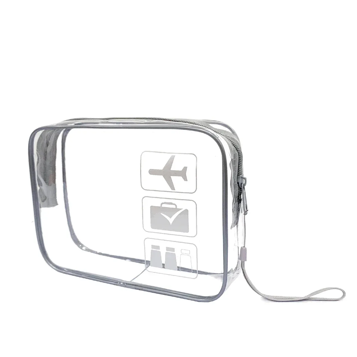 sac à cosmétiques transparent de voyage pour hommes et femmes, trousse de toilette étanche, sacs de maquillage, sac de maquillage transparent à fermeture éclair, boîte de rangement