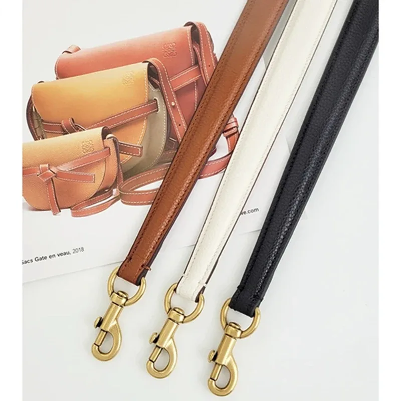 ceinture sac cuir elégante bouton doré blanc noir marron remplacement accessoire sangle bandoulière amelioration do it yourself