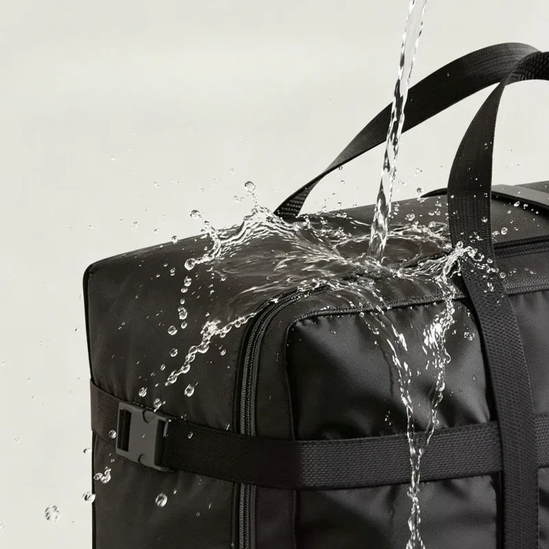 sac de voyage robuste en tissu oxford imperméable, pliable avec poignées, grande capacité pour enregistrement à la bagagerie des compagnies aériennes