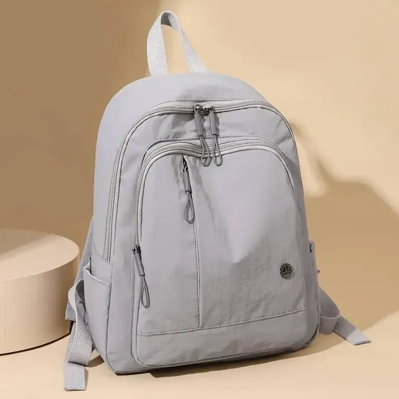 nouveau décontracté mode simple oxford tissu polyvalent grande capacité multi couches double sacs à bandoulière femmes léger sac à dos