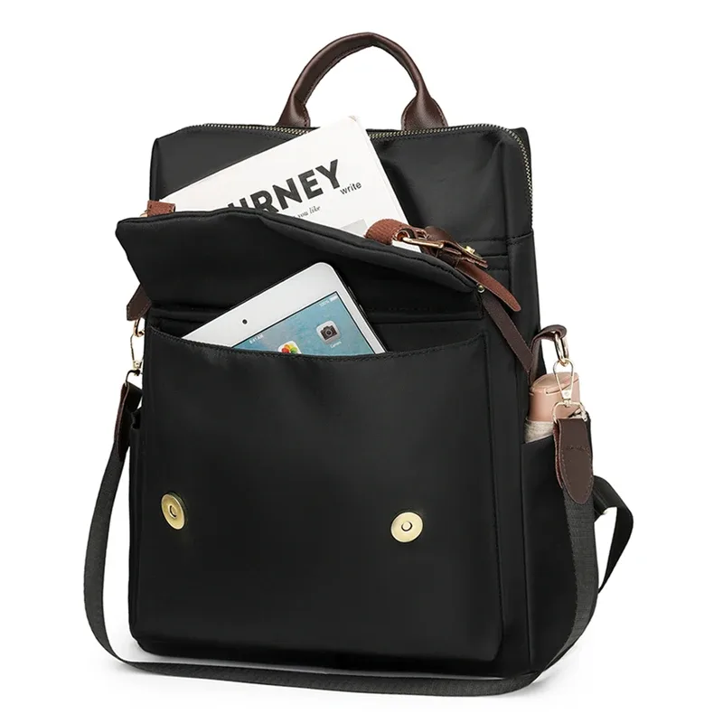 sac à dos de mode pour femmes, sac à bandoulière de haute qualité, sac à dos en nylon imperméable, sac à dos de grande capacité pour étudiants