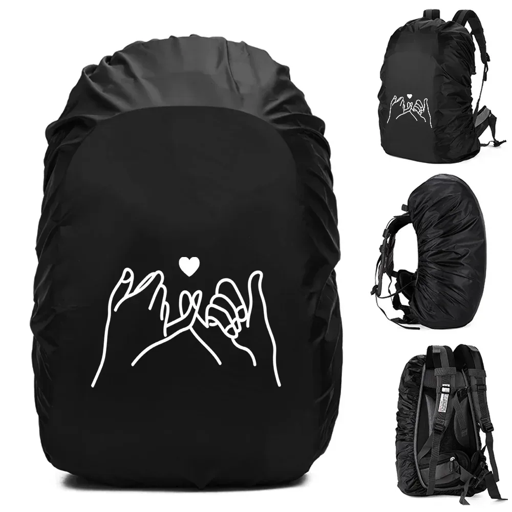 sac à dos imperméable pour homme, housse de pluie, sport de plein air, cyclisme de nuit, housse de pluie légère, sac de sécurité, camping, randonnée, 20l-75l