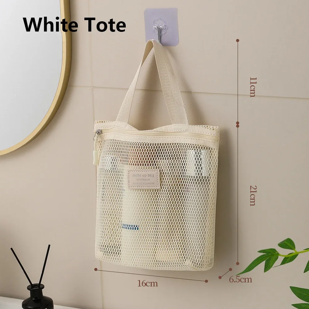 petit sac de rangement de maquillage transparent en maille, oreiller, rouges à lèvres, sac de toilette cosmétique, pochette de grande capacité, mini sac de rangement pour femmes, pochette