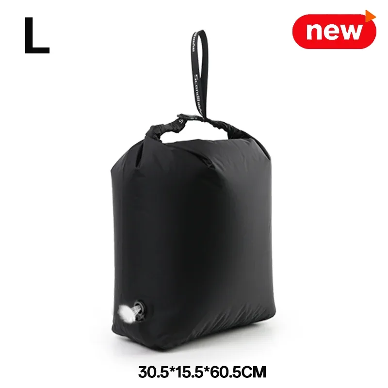 sac de compression sous vide pour glamping, pas de pompe nécessaire, organisateur d'équipement imperméable pour sac de couchage, doudoune, vanlife, économiseur d'espace