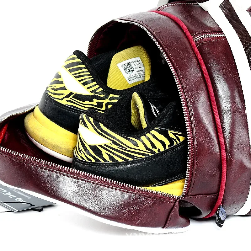 sac bandoulière en cuir, sac de voyage, sac de sport, sac de gym pour homme et femme, sacs d'entraînement à main, sac de rangement de voyage