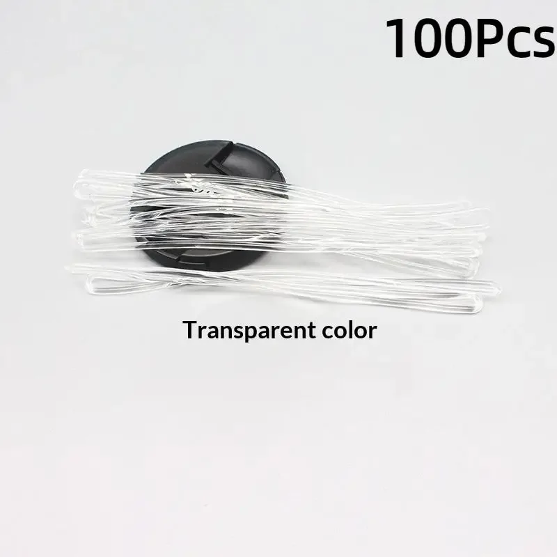 100 boucles en caoutchouc pour étiquettes de sac, étiquettes de bagages, sangles d'identification, accessoires de fabrication d'étiquettes, boucles en caoutchouc, supports pour étiquettes de bagages