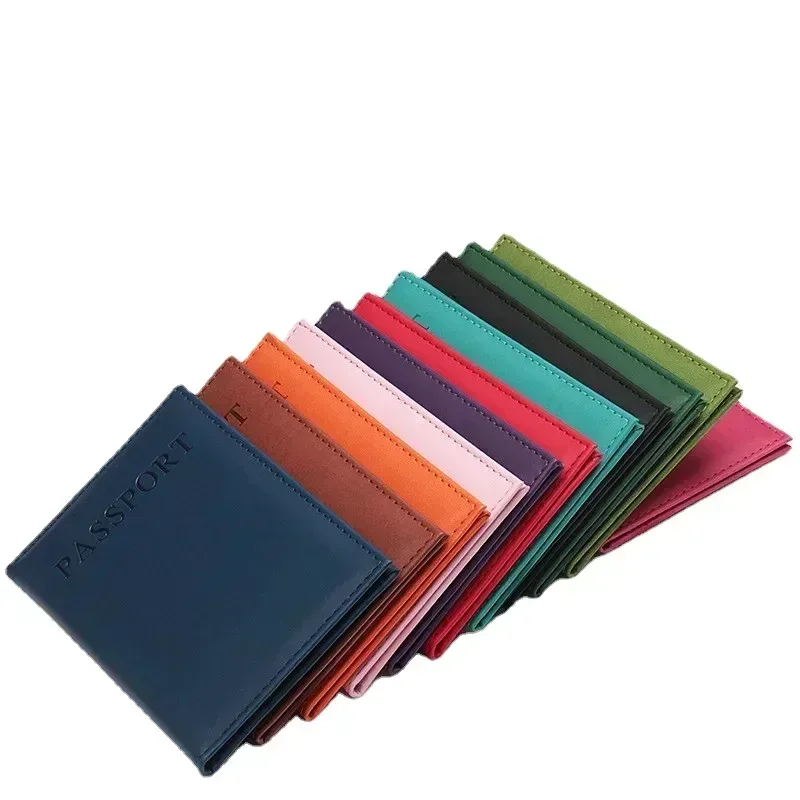 porte-passeport en cuir pu anglais de haute qualité, protège-documents, porte-passeport de voyage, porte-carte d'identité, accessoire de voyage