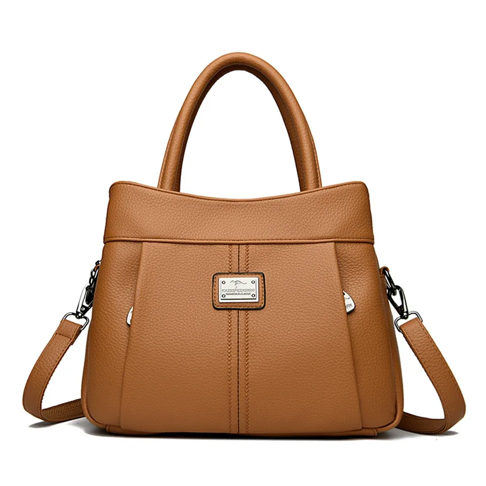 sac à bandoulière en cuir de haute qualité pour femme, sacs à poignée supérieure, sacs à main pour femme, sac messager, designer de luxe, initié