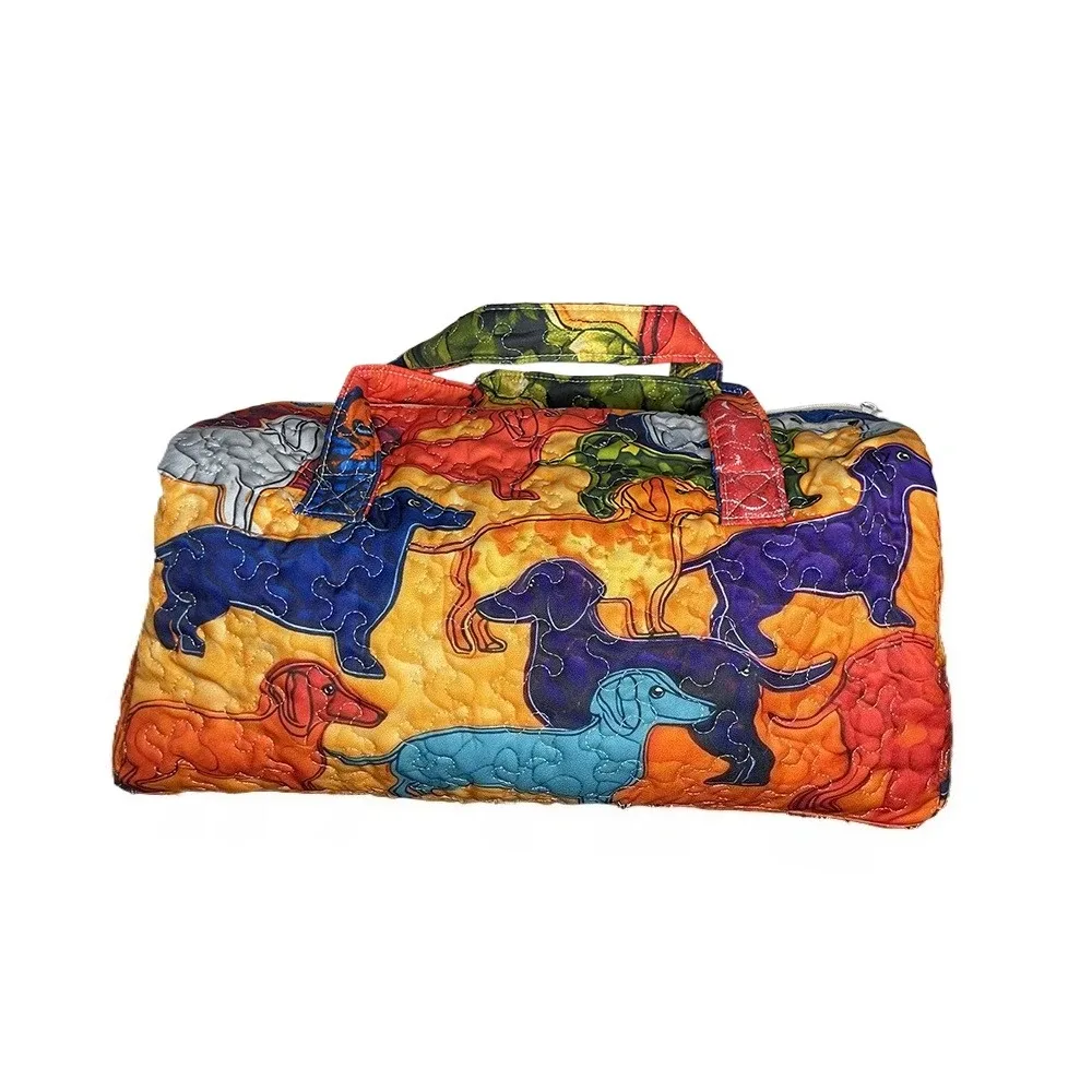 sacs de voyage pour chien matelassés imprimés en 3d, sacs de voyage pour animaux de compagnie artistiques, durables, pour le week-end, la salle de sport, le yoga, design unique pour teckel, corgi, bouledogue français