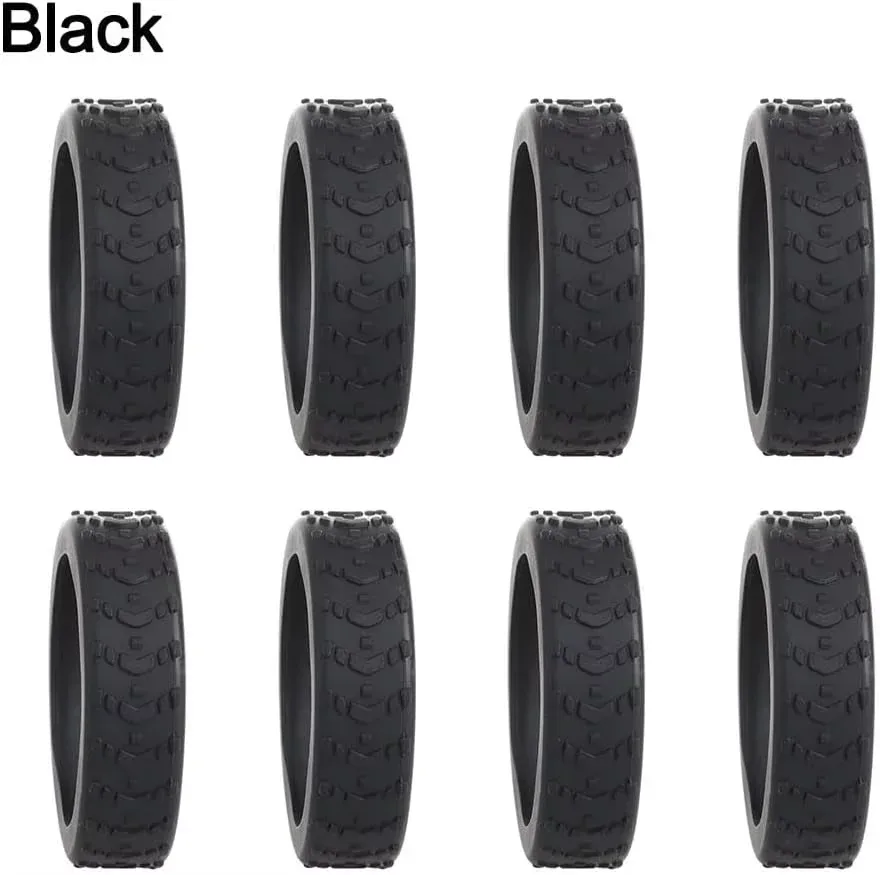 protector wheel set silica gel soundproof shock absorber voyage accessory grey black blue orange violet