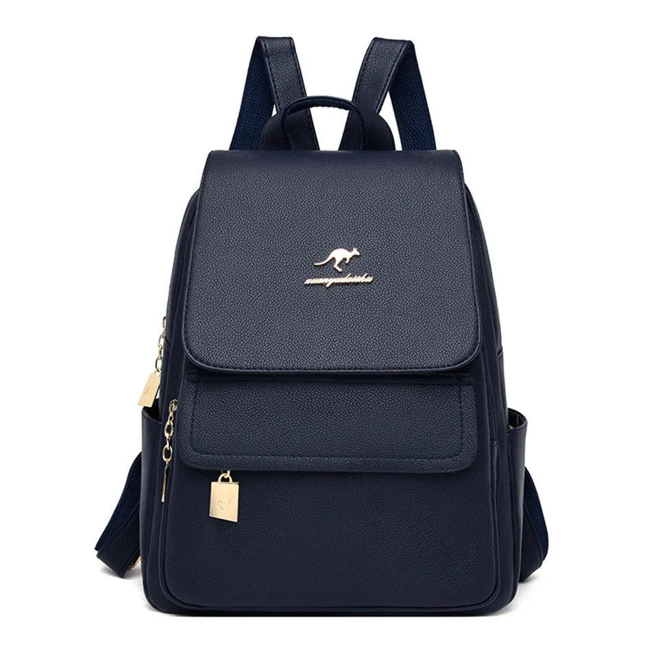 sac à dos en cuir de grande capacité pour femme, sac à dos de voyage pour adolescentes, sacs initiés à l'école, designer, haute qualité