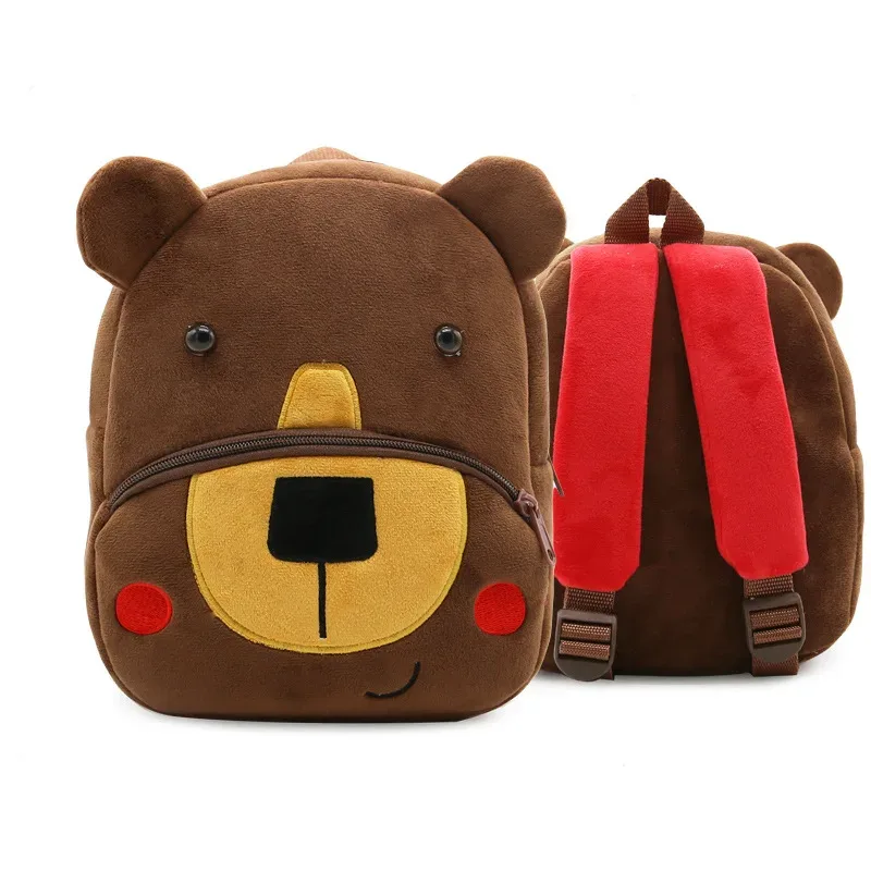 sac à dos créatif en peluche pour enfant, observateur, mignon, animal de dessin animé