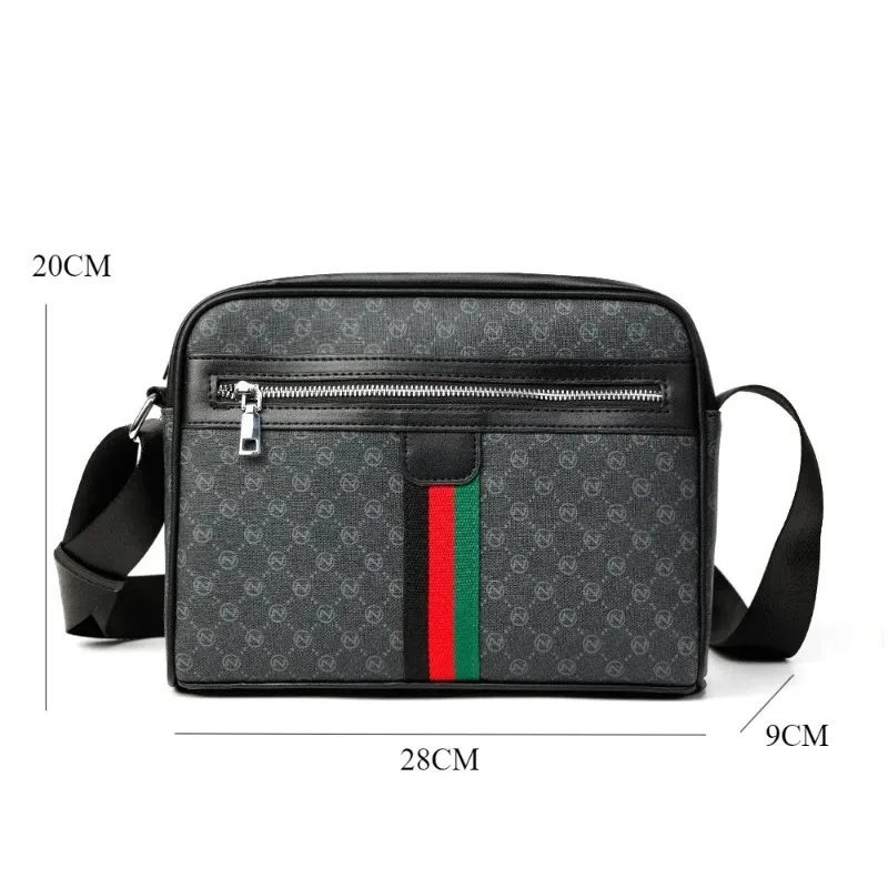 sac à bandoulière de luxe pour hommes, sacs à bandoulière avec lettres imprimées, design de marque, sacoche à bandoulière