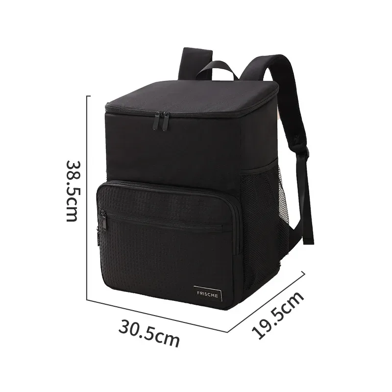 sac à dos isotherme de grande capacité en tissu oxford, 1 pièce, sac de bière de voyage en plein air, sac de glace étanche doublé de peva